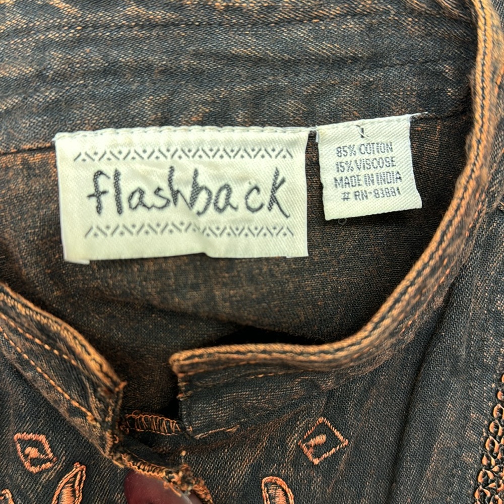 Flashback Embroidered Jacket Size L - Picture 4 of 4